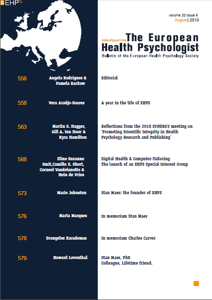 					View Vol. 20 No. 6 (2019): EHPS August Issue
				